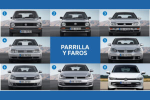 ¿Cuáles son los 8 carismáticos elementos de diseño en las 8 generaciones del Volkswagen Golf?